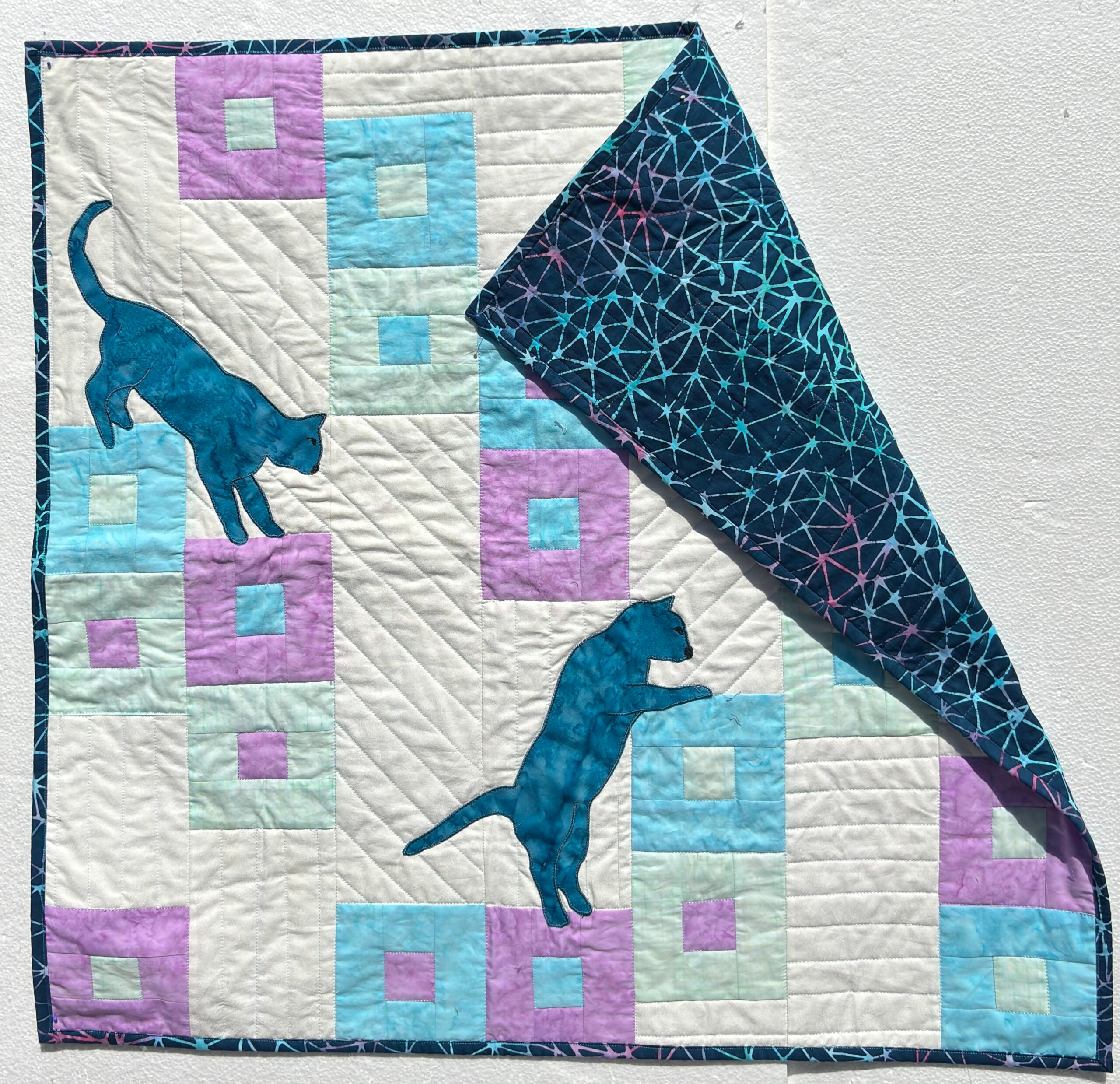 Cats Play Quilt