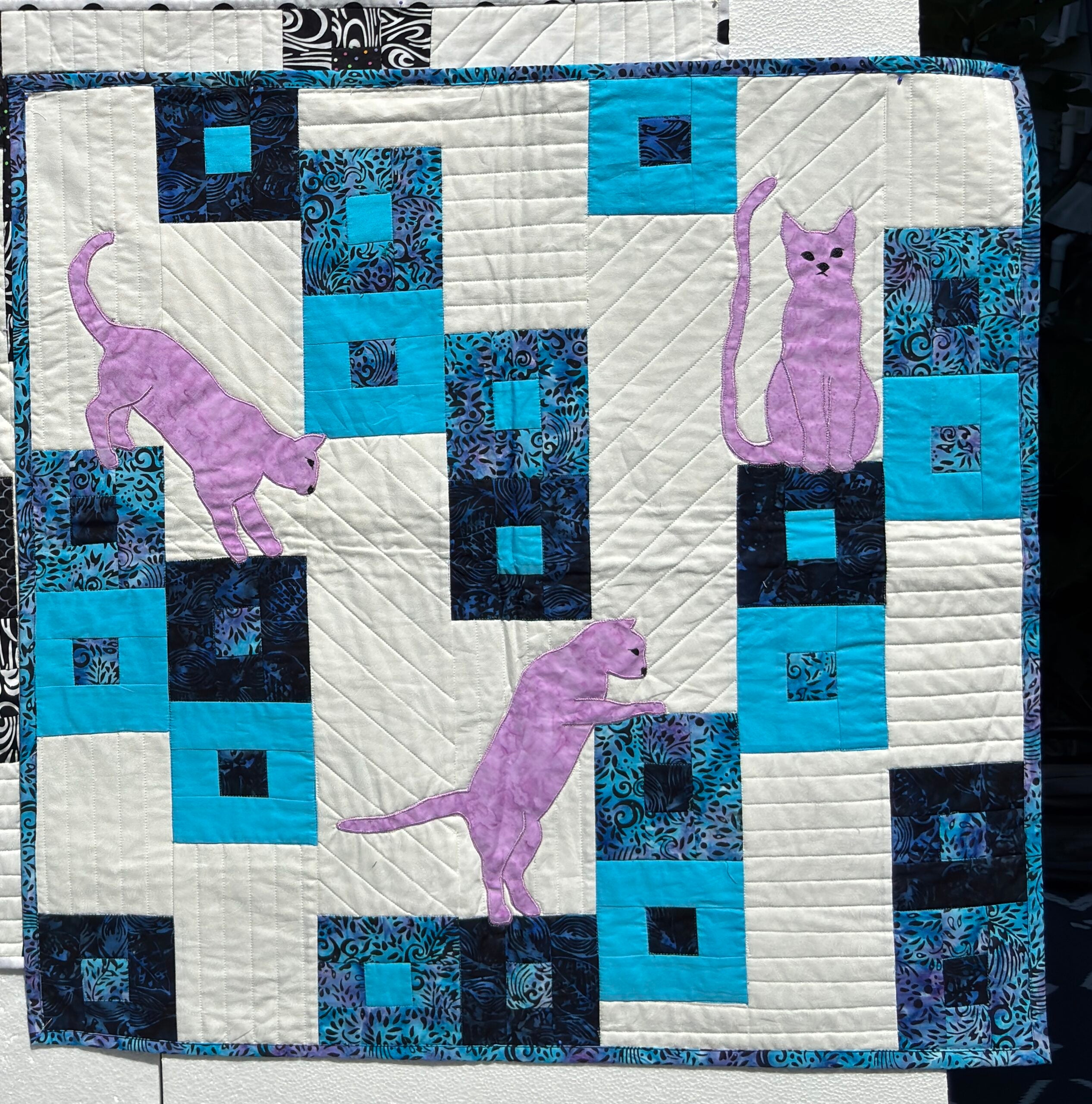 Cats Play Quilt